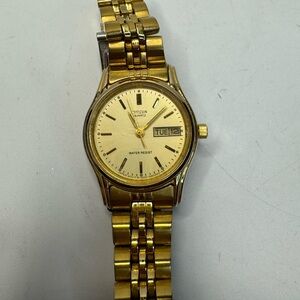 Citizen Gold-Tone Quartz Watch with Date Display